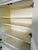 Late 20th Century Contemporary White Painted Raffia-Clad Storage Cabinet Armoire With Adjustable Shelving & Hidden Drawers For Sale - Image 4 of 9