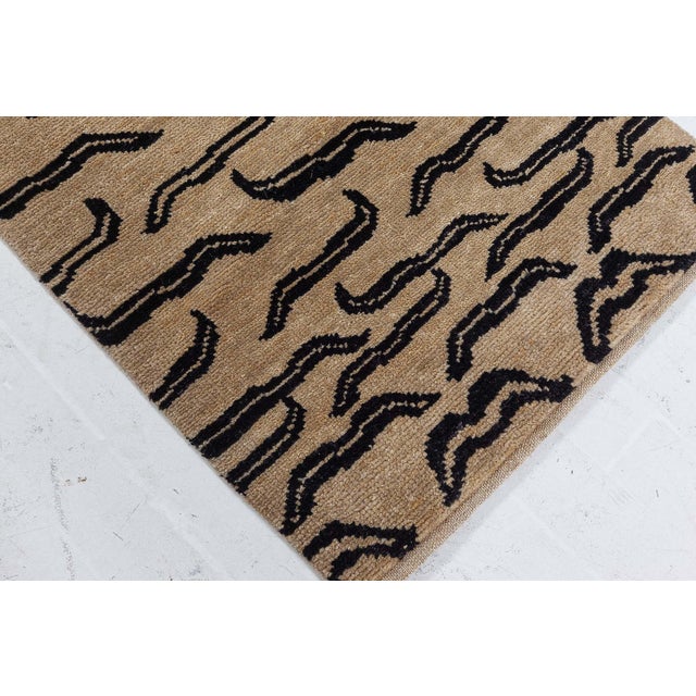 Modern Tibetan “Tiger” Wool Rug by Doris Leslie Blau For Sale - Image 4 of 5