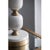 Marble Gold Ball Stacked Table Lamp For Sale - Image 4 of 9