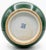 Green Vase With Rings and Qianlong Maker Marks For Sale - Image 4 of 4