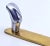 Offering a vintage heavy solid brass Cycladic letter opener with a three dimensional polished aluminum head or bust, circa...