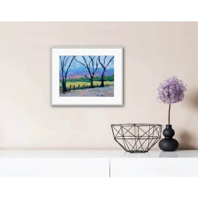 "Country Lane, Reno, NV" Contemporary Landscape Oil Painting For Sale - Image 9 of 12