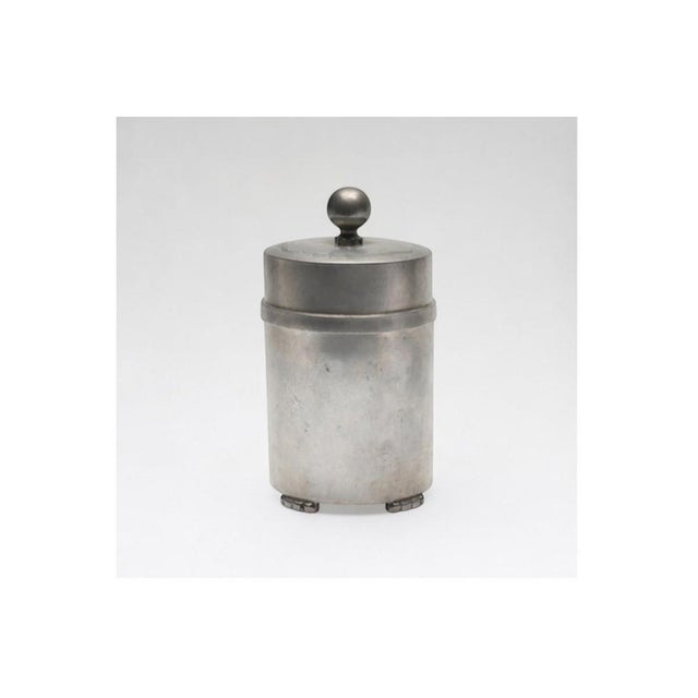 Silver Swedish Art Deco Pewter Lidded Box from Svenskt Tenn, 1936 For Sale - Image 8 of 10