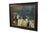 Late 20th century equestrian oil painting on canvas titled "Polo Crowd" after American realist painter George Wesley...