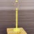 Hollywood Regency Yellow Faux Bamboo Table Lamp With Ball Final For Sale - Image 3 of 12