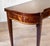 Antique Hepplewhite Inlaid Mahogany Expanding Half Moon Console Card Table For Sale - Image 12 of 15