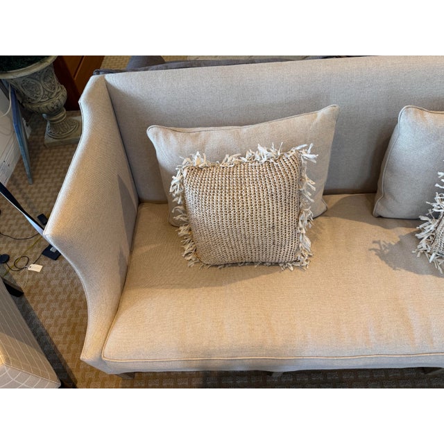 Dennis & Leen Gainsborough Sofa With Interlocking X-Stretcher Base For Sale In West Palm - Image 6 of 11
