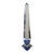 Neoclassical Grand Tour Crystal and Cobalt Blue Obelisk For Sale