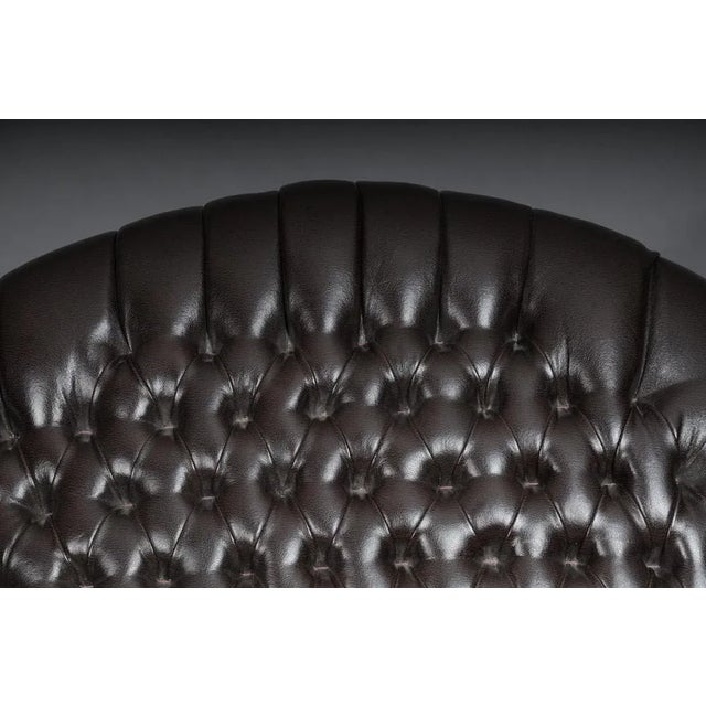 Large 20th Century Chesterfield Style Stool For Sale - Image 10 of 13