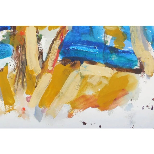 Signed lower left, 'Canete' and painted circa 2005. A lyrical Expressionist-style seascape showing the Pacific ocean off...