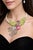 Late 20th Century Bochic “Capri” Vintage Ruby, Sapphire & Garant Peacock Necklace Set In 18K & Sil For Sale - Image 5 of 8