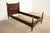 Berkey & Gay Berkey & Gay Style Antique English Jacobean Carved Walnut and Burl Wood Twin Size Bed, Circa 1920s For Sale - Image 4 of 13