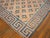 Pink 1930s White Diamond Antique Indian Dhurrie Rug 6' X 8' 6" Handknotted Cotton Carpet For Sale - Image 8 of 9