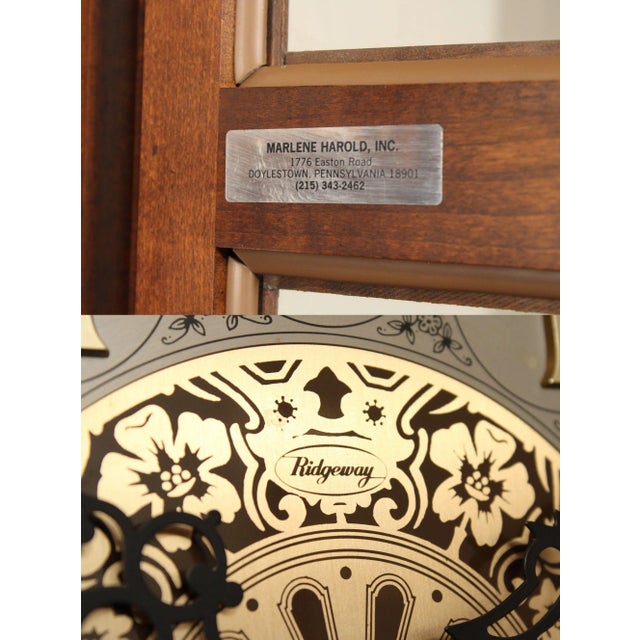 Ridgeway Georgian Style Tall Case Grandfather Clock For Sale In Philadelphia - Image 6 of 12
