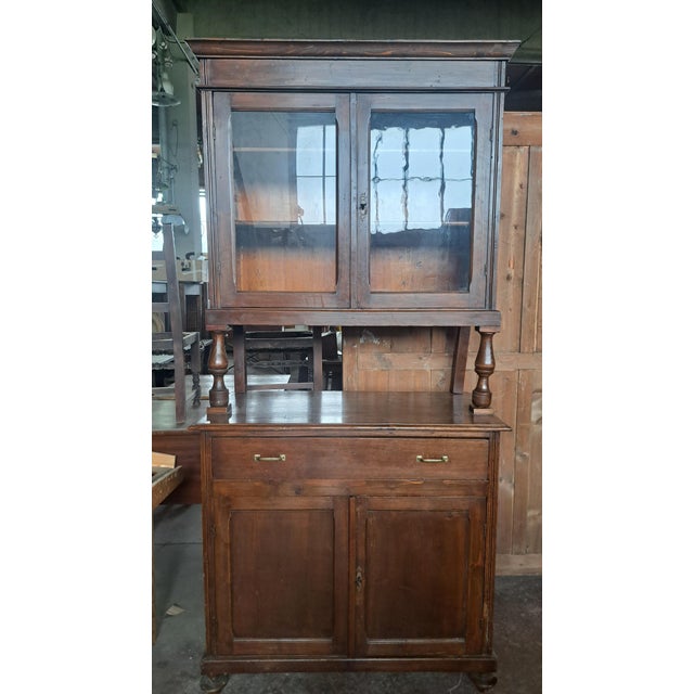 1920s Vintage Tuscan Showcase, 1920s For Sale - Image 5 of 8