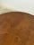Burl & Oak Pedestal Column Table For Sale - Image 9 of 11