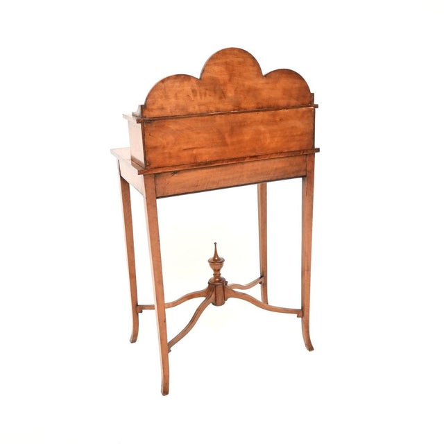 Late 18th Century Antique George III Inlaid Satin Wood Desk, 1790 For Sale - Image 5 of 13