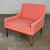 Vintage Mid Century Modern Coral Frieze Upholstered Modified Slipper Chair For Sale - Image 13 of 13