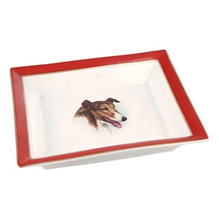 Scotch Collie Plate from Royal Limoges For Sale