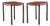 Edward Wormley for Dunbar Mid Century Rosewood Side End Tables - Pair For Sale