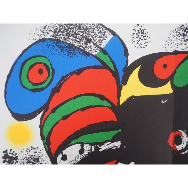 Joan Miro, Fantastic Birds, Original Lithograph For Sale - Image 3 of 7
