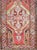 Tribal Vintage Turkish Medallion Runner With Large Medallions in Rose Red, Yellow Green 3'7 X 10'10 For Sale - Image 3 of 8