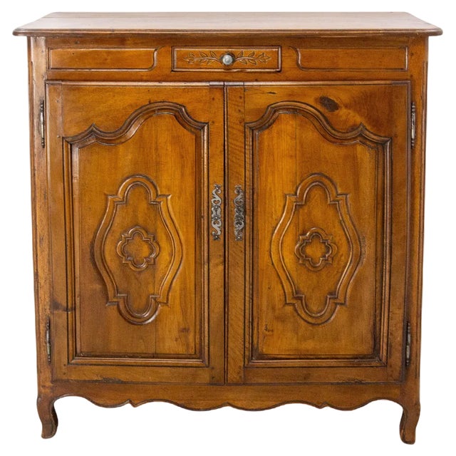 Large Antique French Buffet in Walnut For Sale
