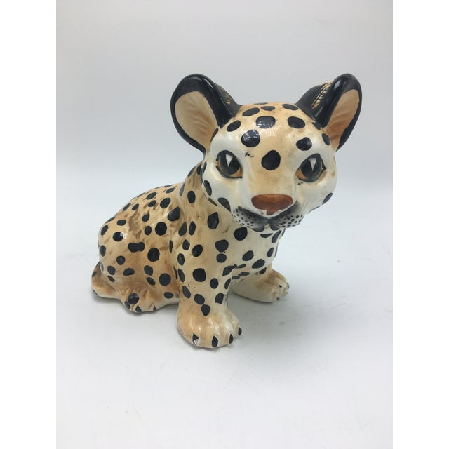 Vintage Ceramic Tiger For Sale In Charleston - Image 6 of 6