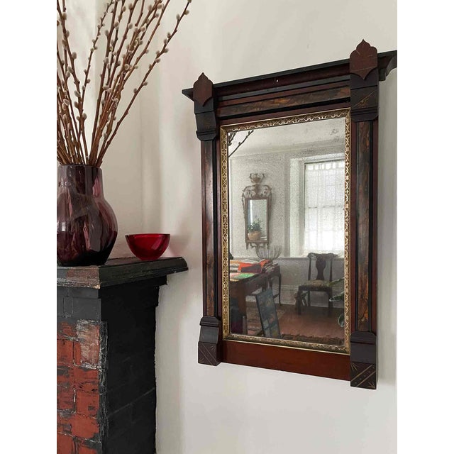 Antique Victorian Eastlake Mirror Chairish