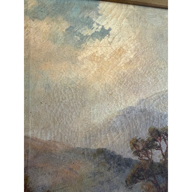 Early 1900s Oil on Canvas Painting of Scottish Loch by Frances E. Jamieson For Sale - Image 11 of 16
