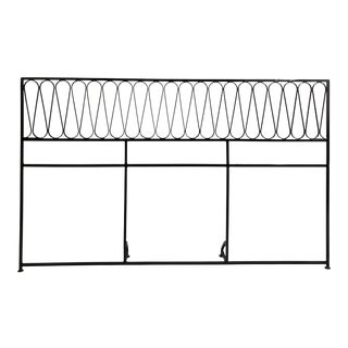 Vintage Mid Century Salterini Ribbon Headboard Queen For Sale