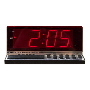 Vintage 1980's Retro Spartus Electronic Digital Alarm Clock