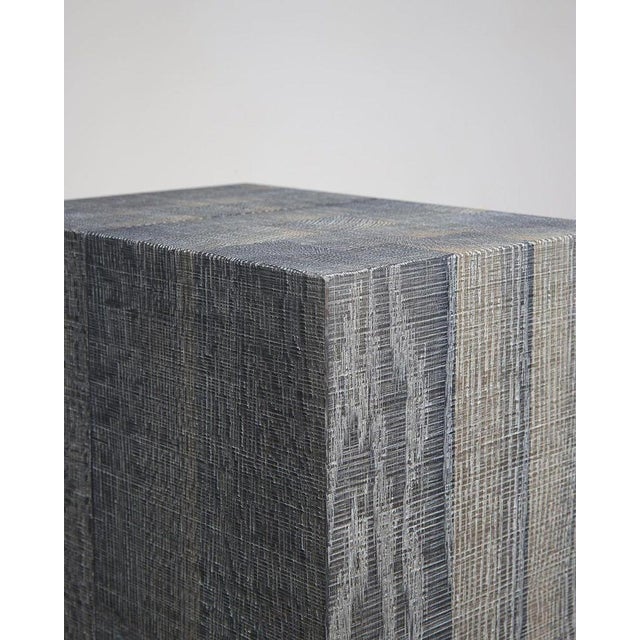 Contemporary White Layered Oak Wood Stool II by Hyungshin Hwang For Sale - Image 3 of 5