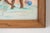 Wood Vintage Mid Century Bubble Bath Boy Surrealist Art Painting For Sale - Image 7 of 10