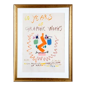 1980s "60 Years of Graphic Works: Los Angeles County Museum" Lithograph After Pablo Picasso