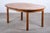 Gold Brutalist Oak Dining Table with Two Extension Leaves, Denmark, 1960s For Sale - Image 8 of 13