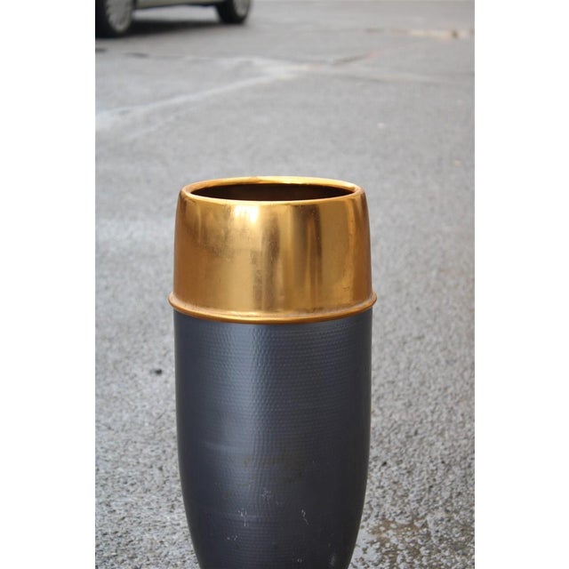 Colored Aluminum Umbrella Stand, Italy, 1950s For Sale - Image 6 of 8