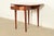 Wood Henkel Harris Georgian Solid Cherry Wood Drop Leaf Pembroke Side Table For Sale - Image 7 of 15