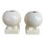 Art Deco 1930's Fiesta® Original Ivory Bulb Candle Holders - Pair For Sale