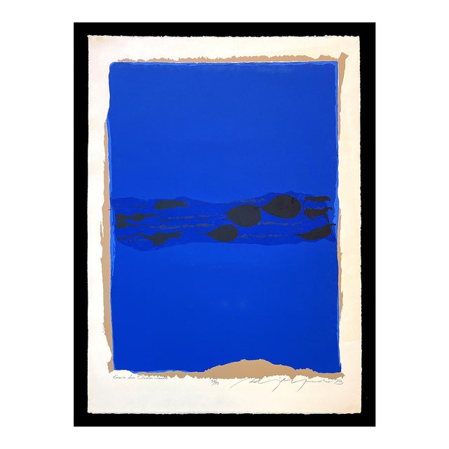 Adja Yunkers, Parev III / Chant d'Un Oiseau, 1973 Screenprint, Abstract Expressionism For Sale