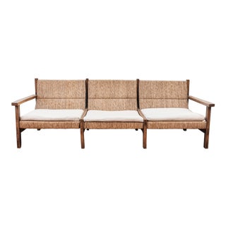 Nickey Kehoe Natural Fiber 3 Seat Outdoor Sofa
