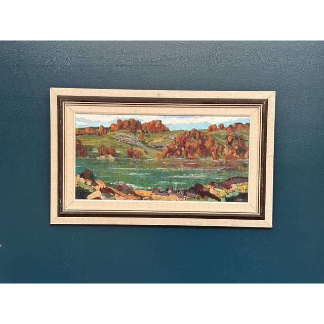 Tage Törngren, River View, 1967, Oil Painting on Canvas, Framed For Sale - Image 18 of 18