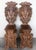 18th Century Italian Renaissance Lion Carved Walnut Sgabello Hall Chairs - a Pair For Sale - Image 4 of 9