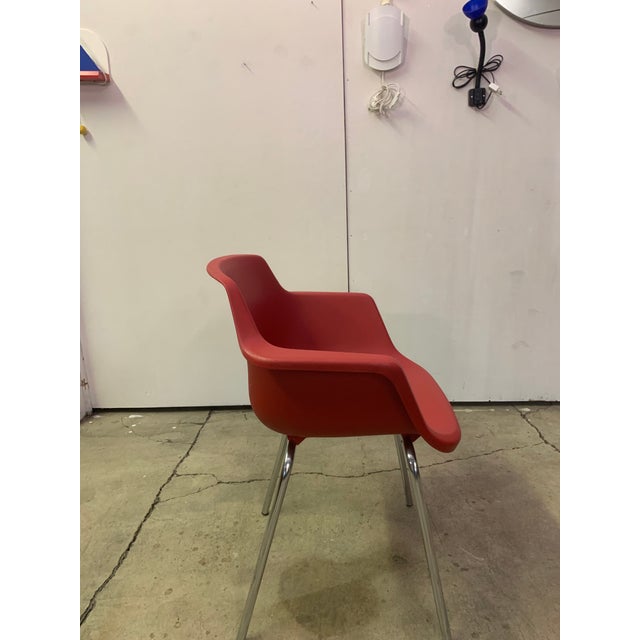 Shell Red Shell Chair by Proinco 70's Italy For Sale - Image 7 of 12