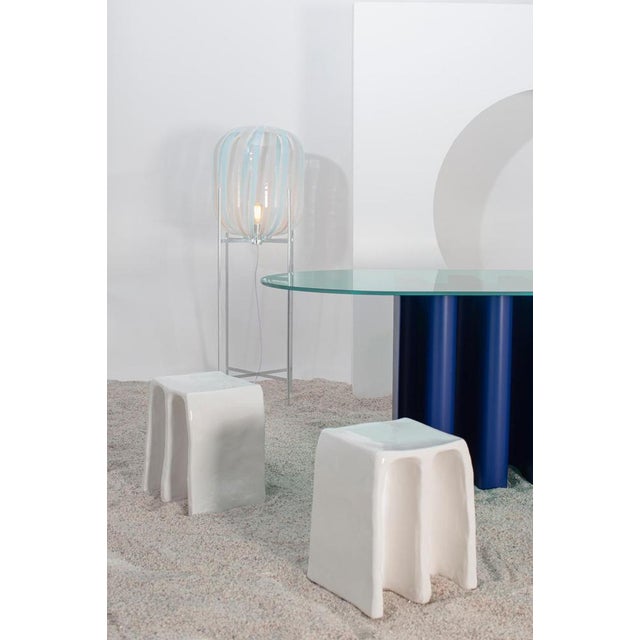 Oda Galvanized Floorlight from Pulpo, in New conditions. Designed from 2000 Labeled by Maker, European Plug (up to 250V).