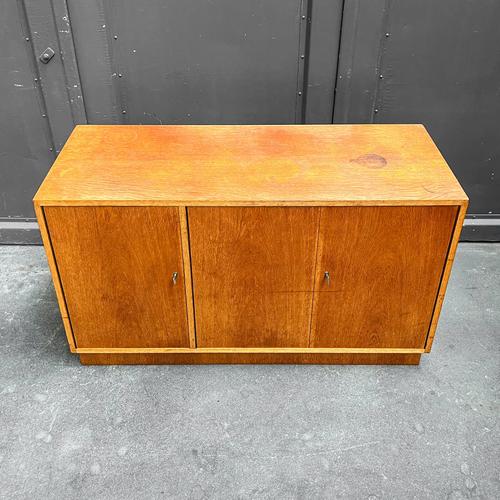 Wood Small Oak Sideboard, 1960s For Sale - Image 7 of 18