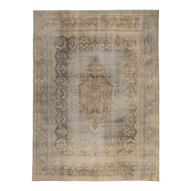 Mid 20th Century Modern Classic Vintage Turkish Rug - 09’05 X 12’10 For Sale