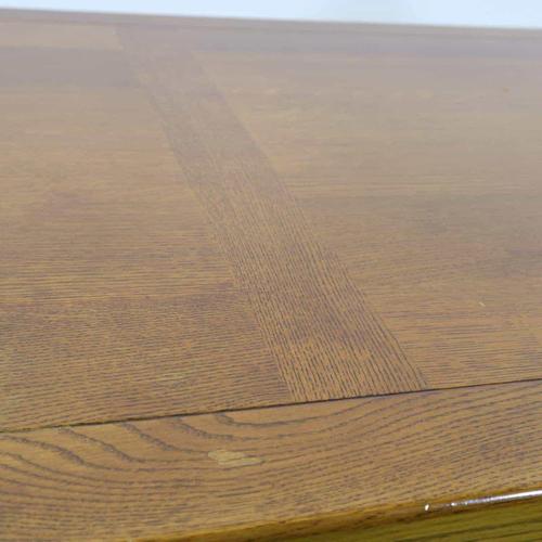 Wood Table with Double Turned Base For Sale - Image 11 of 12