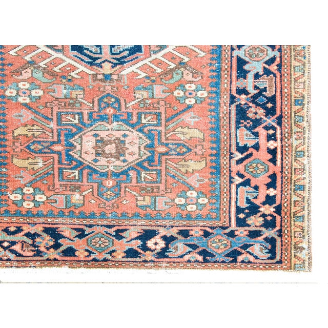 Early 20th Century Persian Heriz Rug For Sale - Image 14 of 16