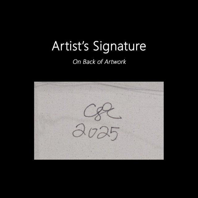 Soliloquy in Bloom - Colorful Abstract Feminine Figurative Original Artwork by Courtney Simone For Sale - Image 9 of 9